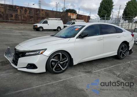 2022 Honda Accord Sport из США, поврежденный, VIN 1HGCV1F39NA103619